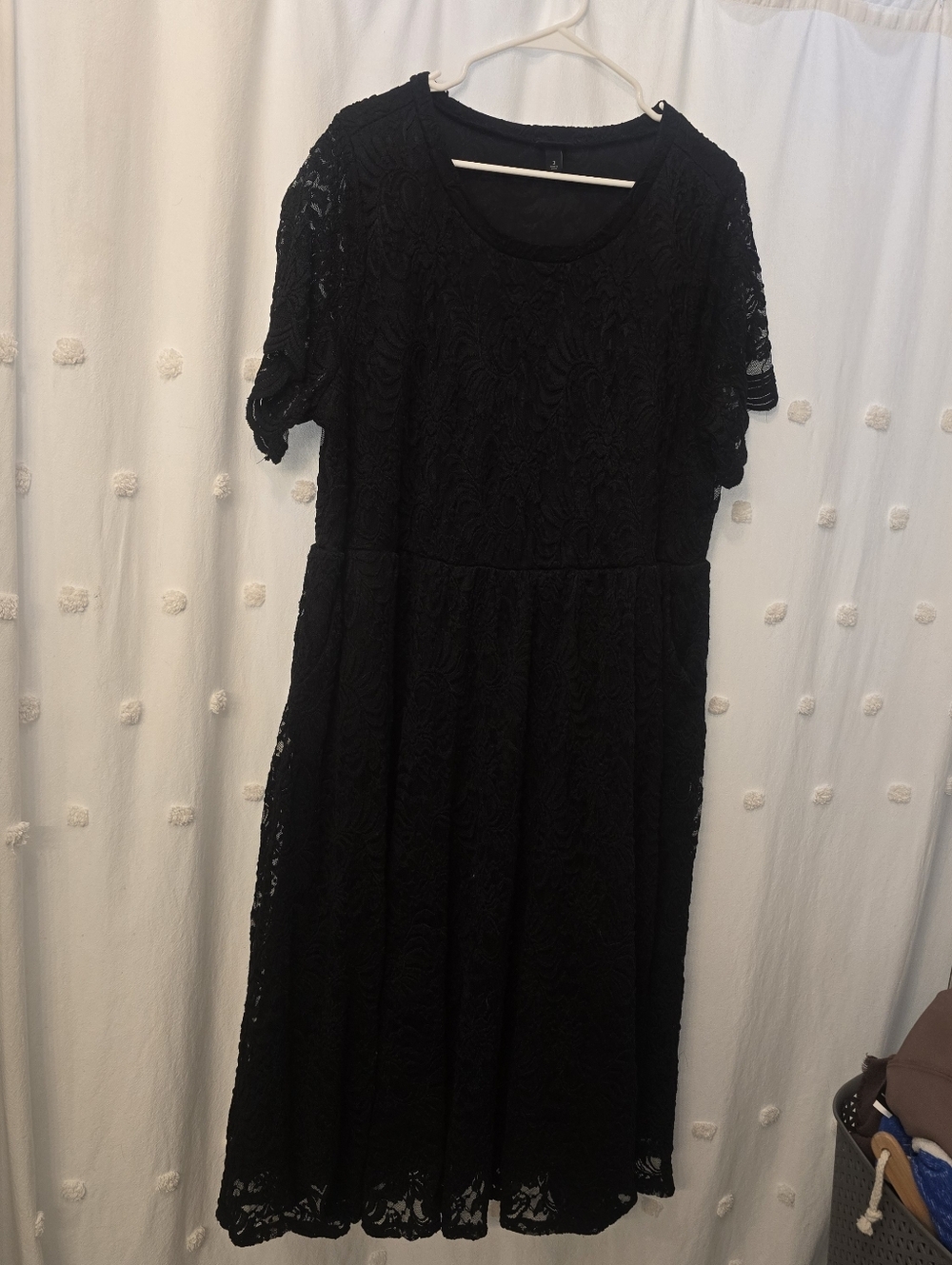 Torrid Black Maxi Dress Lace Size 3x